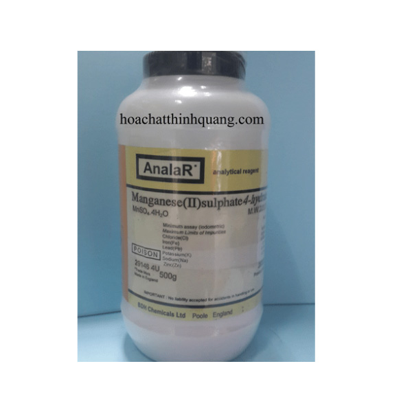 Manganese II sulphate 4-Hydrate